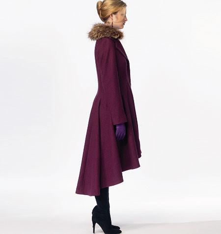 M6800 Misses'/Miss Petite Lined Coats, Belt + Detachable Collar & Hood from Jaycotts Sewing Supplies