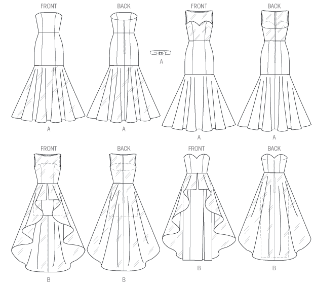 M6838 Misses' Dress from Jaycotts Sewing Supplies