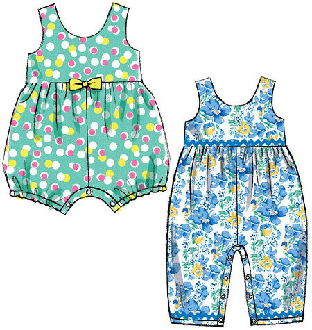 M6944 Toddlers' Top, Dresses, Rompers & Panties | Easy from Jaycotts Sewing Supplies