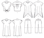 M6971 Women's Top, Tunic, Dress, Shorts & Pants | Easy from Jaycotts Sewing Supplies