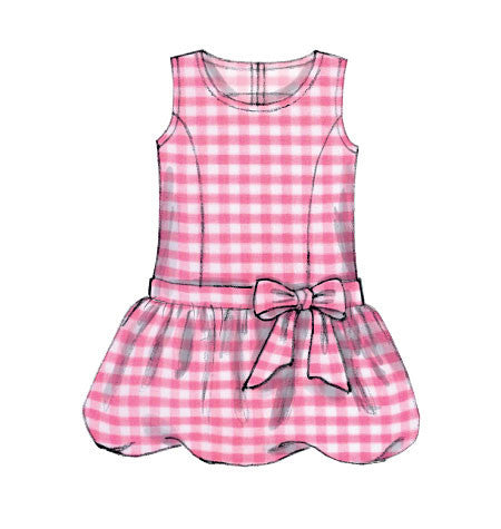 M7008 Children's/Girls' Jumpers from Jaycotts Sewing Supplies