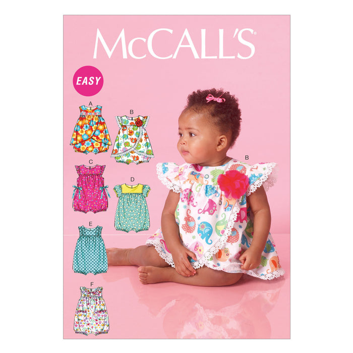M7107 Infants' Rompers from Jaycotts Sewing Supplies
