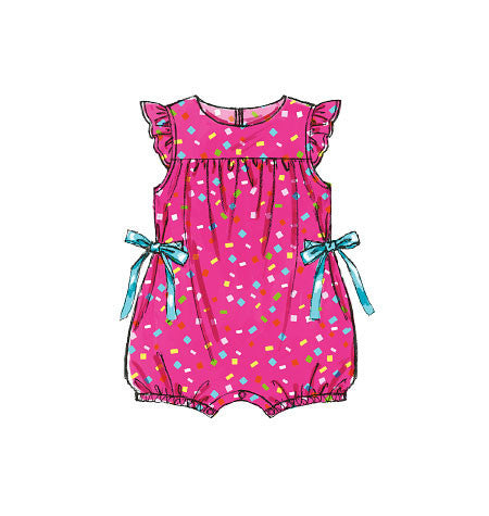 M7107 Infants' Rompers from Jaycotts Sewing Supplies
