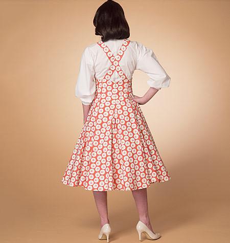 M7184 Misses'/Children's/Girls' Top and Jumper from Jaycotts Sewing Supplies