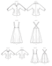 M7184 Misses'/Children's/Girls' Top and Jumper from Jaycotts Sewing Supplies