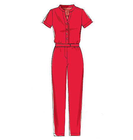 M7330 Misses' Button-Up Romers & Jumpsuits from Jaycotts Sewing Supplies