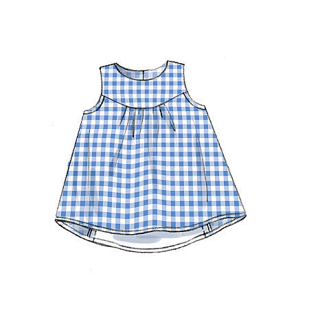 M7342 Infants back-bow dresses, leggings & hat from Jaycotts Sewing Supplies