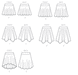 M7345 Girls Straight / handkerchief / hi-lo hem Skirt from Jaycotts Sewing Supplies