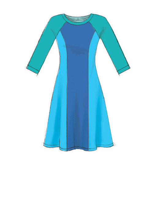 M7349 Misses'/petite Fit and Flare dress from Jaycotts Sewing Supplies