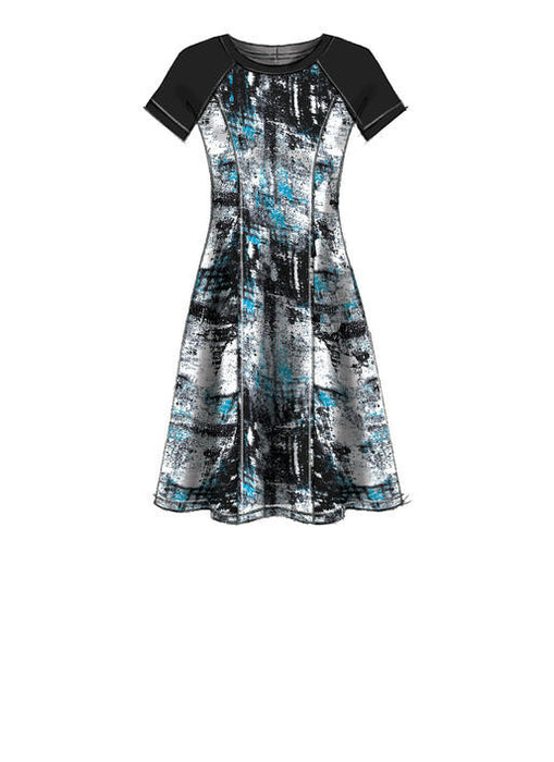 M7349 Misses'/petite Fit and Flare dress from Jaycotts Sewing Supplies