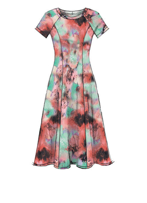 M7349 Misses'/petite Fit and Flare dress from Jaycotts Sewing Supplies