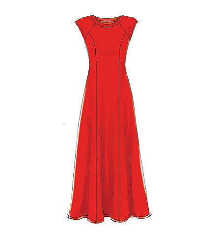 M7349 Misses'/petite Fit and Flare dress from Jaycotts Sewing Supplies