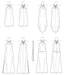 M7405 Dresses and belt McCalls pattern from Jaycotts Sewing Supplies