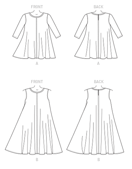 M7407 Top and Dress McCalls pattern from Jaycotts Sewing Supplies