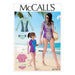 M7417 Misses / Girls Swimsuits McCalls pattern from Jaycotts Sewing Supplies
