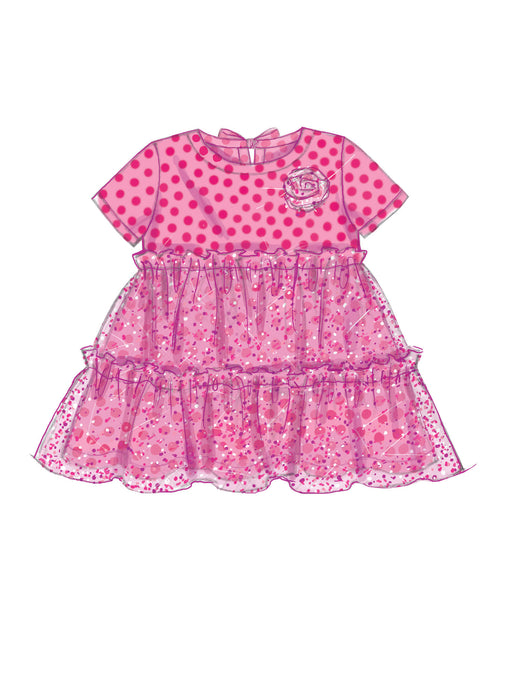 M7458 Toddlers' Gathered Tops, Dresses and Leggings from Jaycotts Sewing Supplies