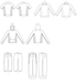 M7486 Men's Raglan Sleeve Tops and Drawstring Pants from Jaycotts Sewing Supplies