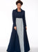 M7493 Cropped Jacket, Floor-Length Coat and A-Line, Square-Neck Dress from Jaycotts Sewing Supplies