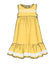M7558 Girls' Sleeveless and Ruffle Sleeve Empire-Waist Dresses from Jaycotts Sewing Supplies