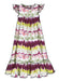 M7558 Girls' Sleeveless and Ruffle Sleeve Empire-Waist Dresses from Jaycotts Sewing Supplies