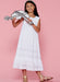 M7558 Girls' Sleeveless and Ruffle Sleeve Empire-Waist Dresses from Jaycotts Sewing Supplies