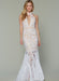 M7569 Misses' Column and Mermaid-Style Dresses with Bodice and Sleeve Variations from Jaycotts Sewing Supplies
