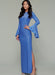 M7569 Misses' Column and Mermaid-Style Dresses with Bodice and Sleeve Variations from Jaycotts Sewing Supplies