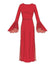 M7569 Misses' Column and Mermaid-Style Dresses with Bodice and Sleeve Variations from Jaycotts Sewing Supplies