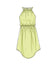 M7589 Girls' Gathered Neckline Sleeveless Dresses from Jaycotts Sewing Supplies