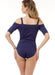 M7606 Off-the-Shoulder Bodysuits and Wrap Skirts from Jaycotts Sewing Supplies