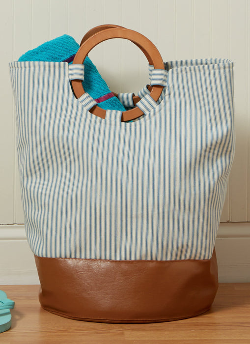 M7611 Lined Tote Bags with Contrast Variations from Jaycotts Sewing Supplies
