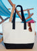 M7611 Lined Tote Bags with Contrast Variations from Jaycotts Sewing Supplies