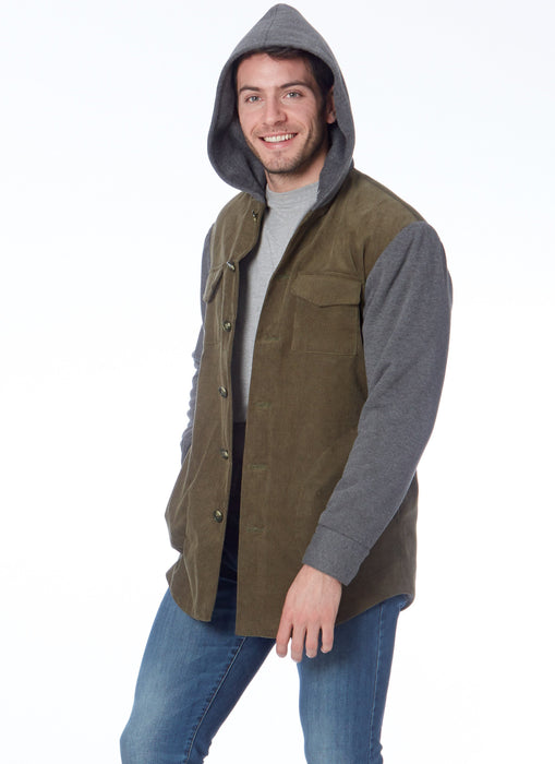 M7638 Mens / Boys Jackets with Hood Options from Jaycotts Sewing Supplies