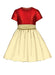 M7648 Gathered Dresses with Petticoat and Sash from Jaycotts Sewing Supplies