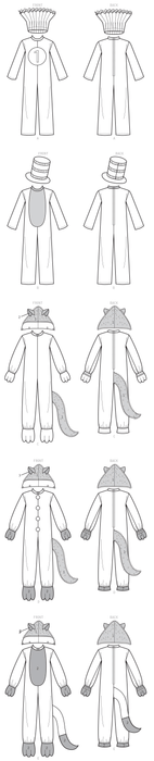 M7675 Adult/Child/Boy's/Girl's Costumes from Jaycotts Sewing Supplies