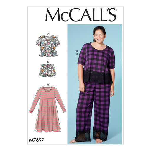 M7697 Misses'/Women's Lounge Wear Pattern from Jaycotts Sewing Supplies