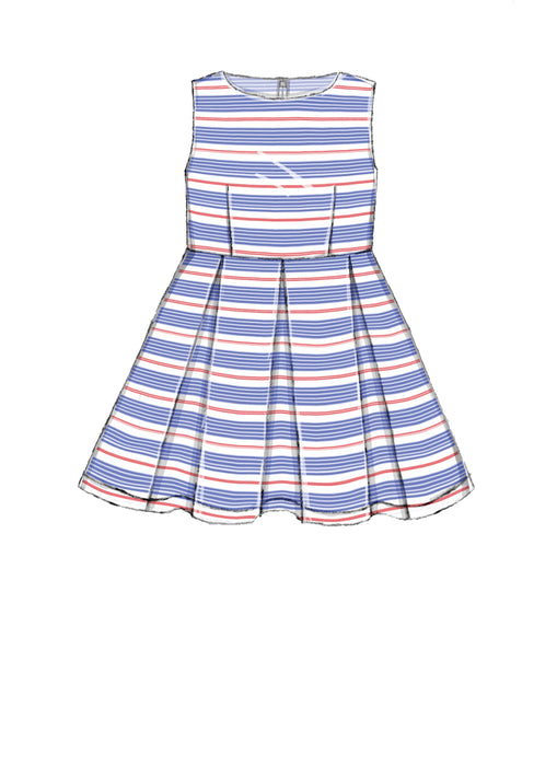 M7707 Girls' Dresses and 18" Doll Dress Pattern from Jaycotts Sewing Supplies