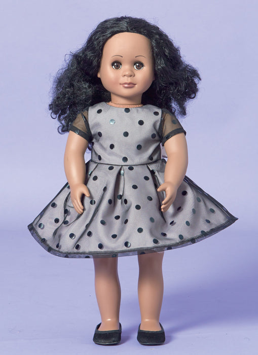 M7707 Girls' Dresses and 18" Doll Dress Pattern from Jaycotts Sewing Supplies