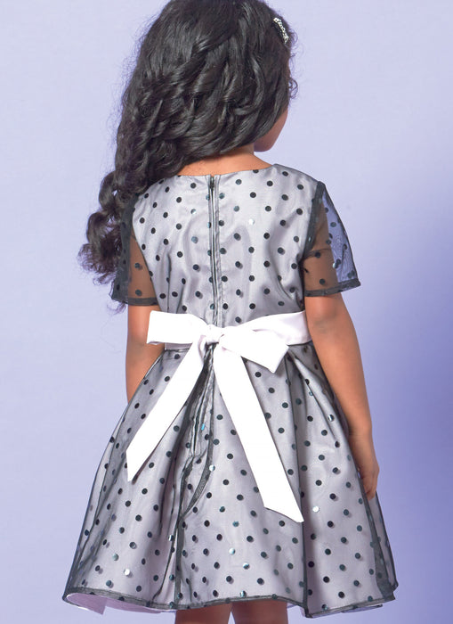 M7707 Girls' Dresses and 18" Doll Dress Pattern from Jaycotts Sewing Supplies