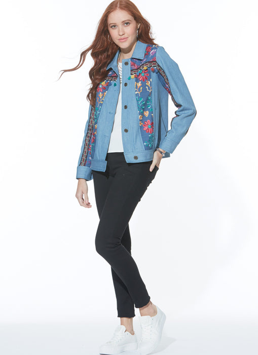 M7729 Misses' Jackets and Vest Pattern from Jaycotts Sewing Supplies