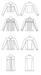 M7729 Misses' Jackets and Vest Pattern from Jaycotts Sewing Supplies
