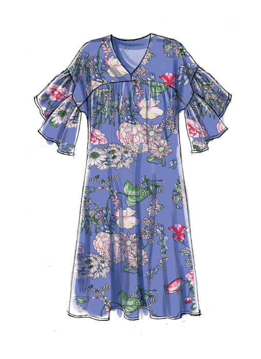 M7742 Misses' Dresses Sewing Pattern from Jaycotts Sewing Supplies