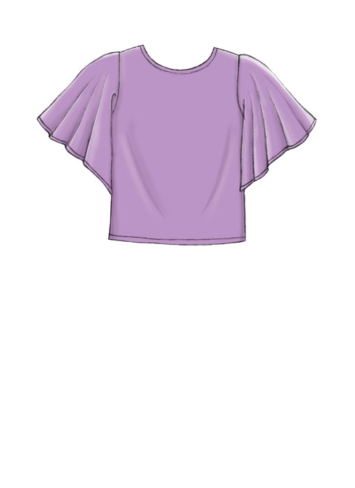 M7799 Girls' Tops Pattern from Jaycotts Sewing Supplies