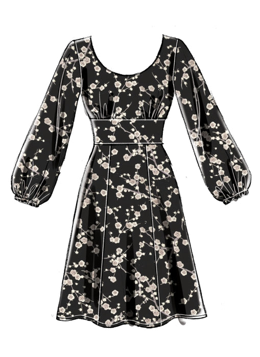 M7802 Dress Pattern from Jaycotts Sewing Supplies