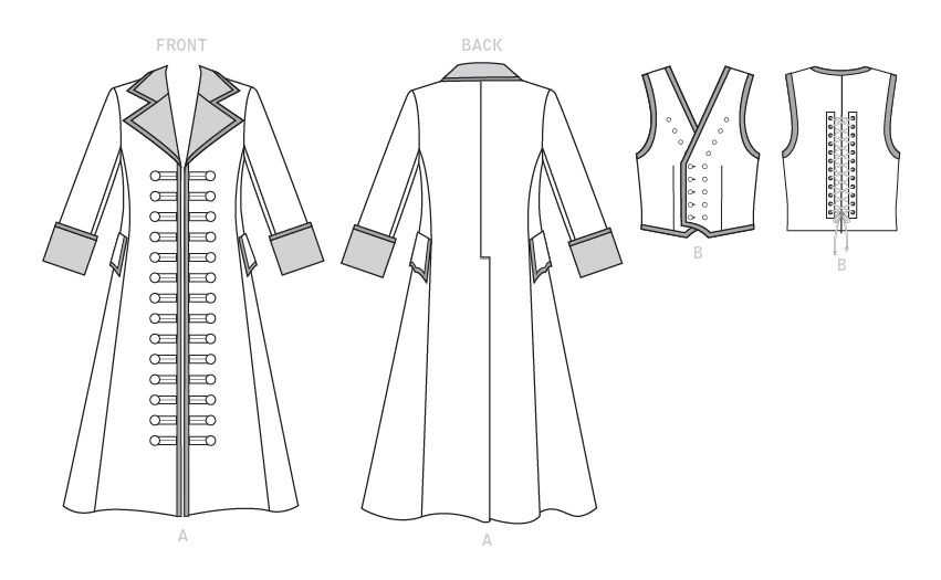 M7821 Men's Costume Pattern from Jaycotts Sewing Supplies