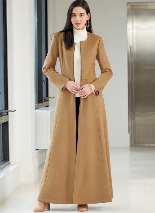 M7848 Misses'/Miss Petite and Women's Coats and Belt from Jaycotts Sewing Supplies