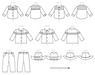 M7883 Doll Clothes, Hat and Belt Pattern from Jaycotts Sewing Supplies