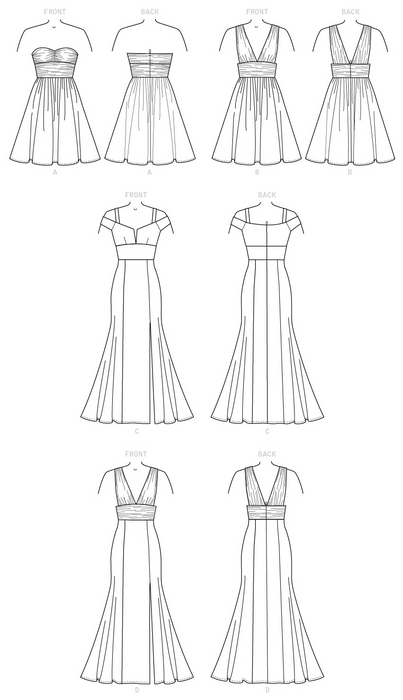 M7896 Misses' Dresses Pattern | Create It! from Jaycotts Sewing Supplies