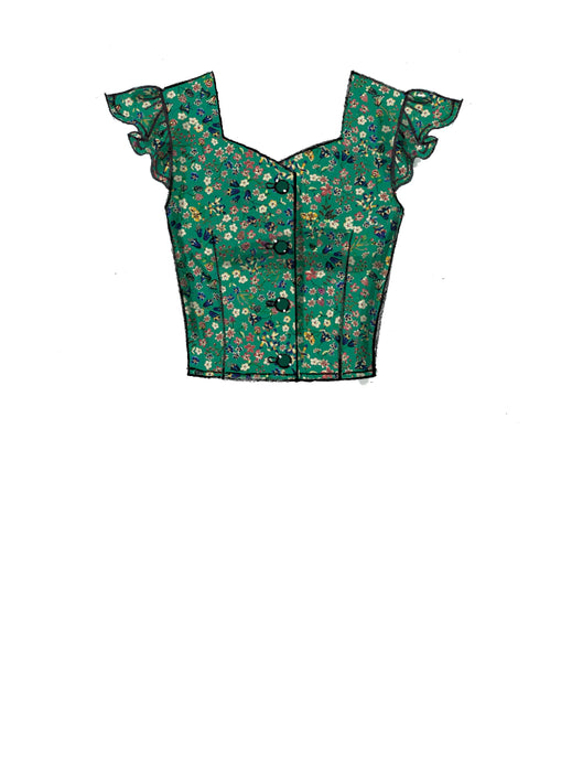 M7900 Misses' Tops Pattern | A/B, C and D Cup Sizes from Jaycotts Sewing Supplies