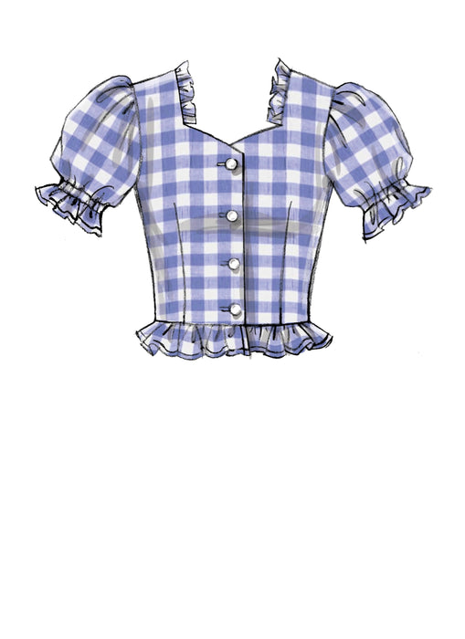 M7900 Misses' Tops Pattern | A/B, C and D Cup Sizes from Jaycotts Sewing Supplies